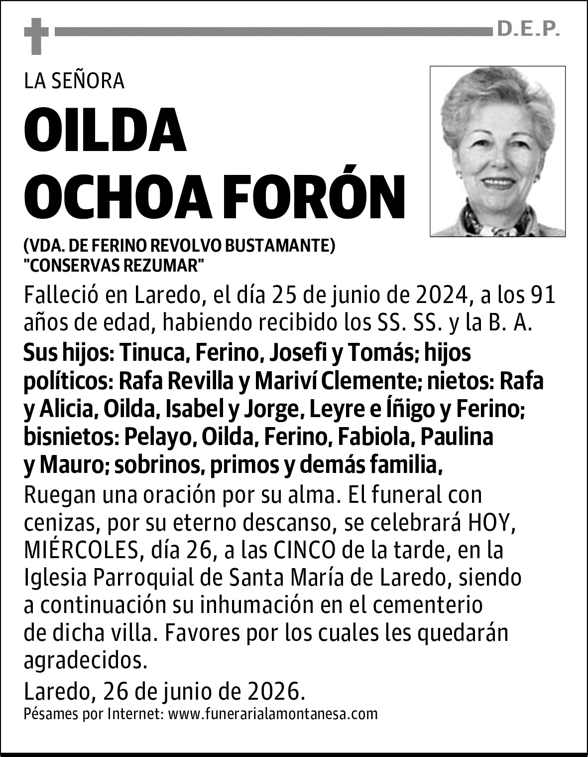 OILDA OCHOA FORÓN