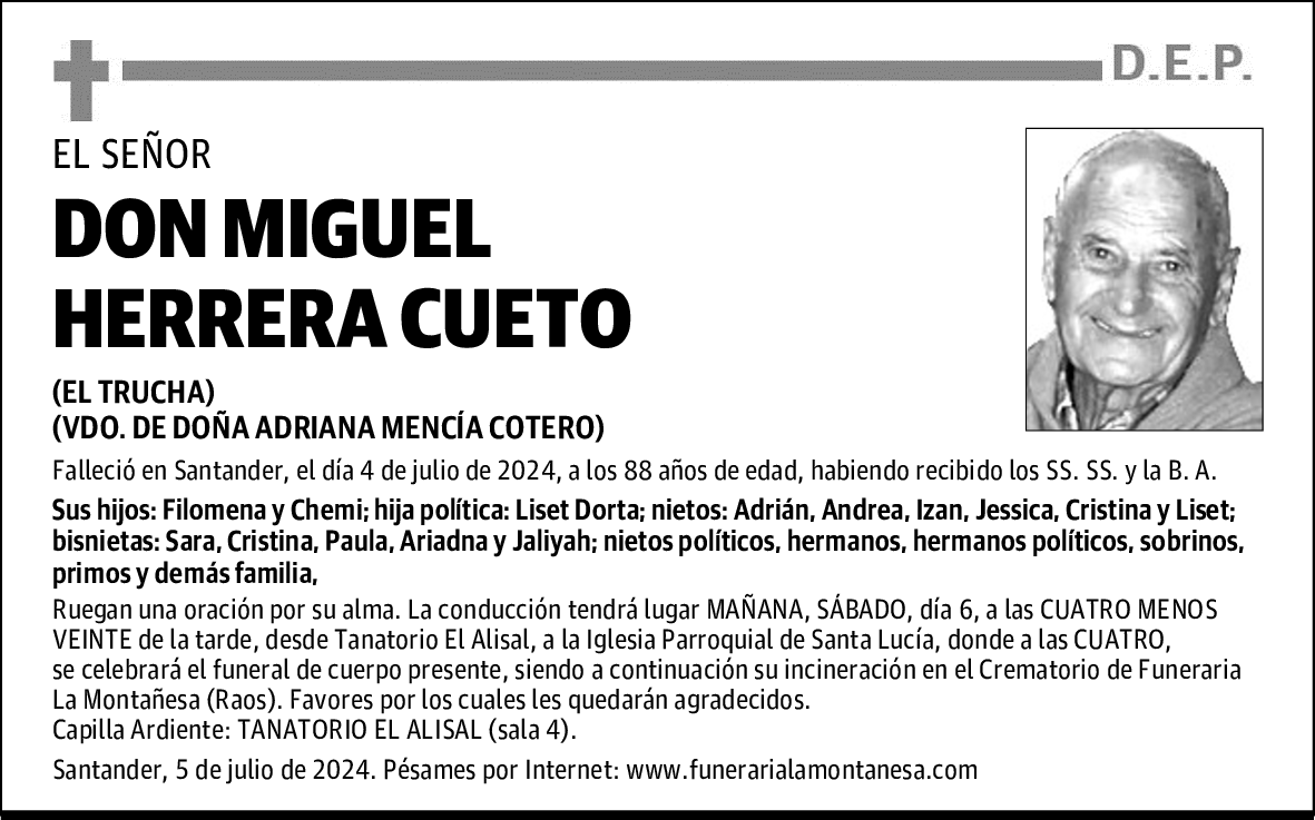 DON MIGUEL HERRERA CUETO