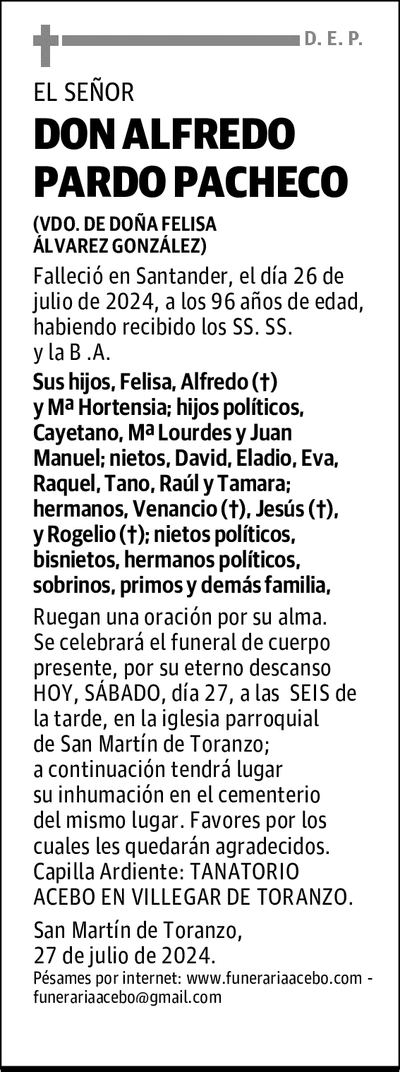 DON ALFREDO PARDO PACHECO