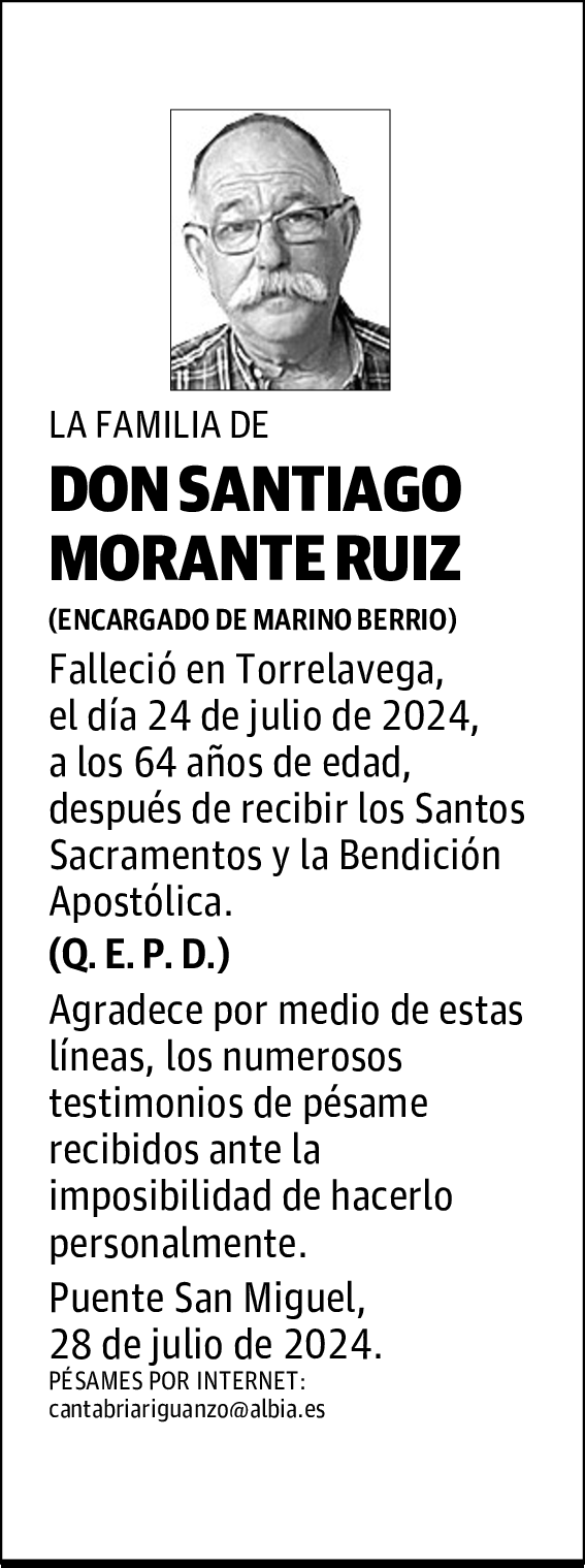 DON SANTIAGO MORANTE RUIZ