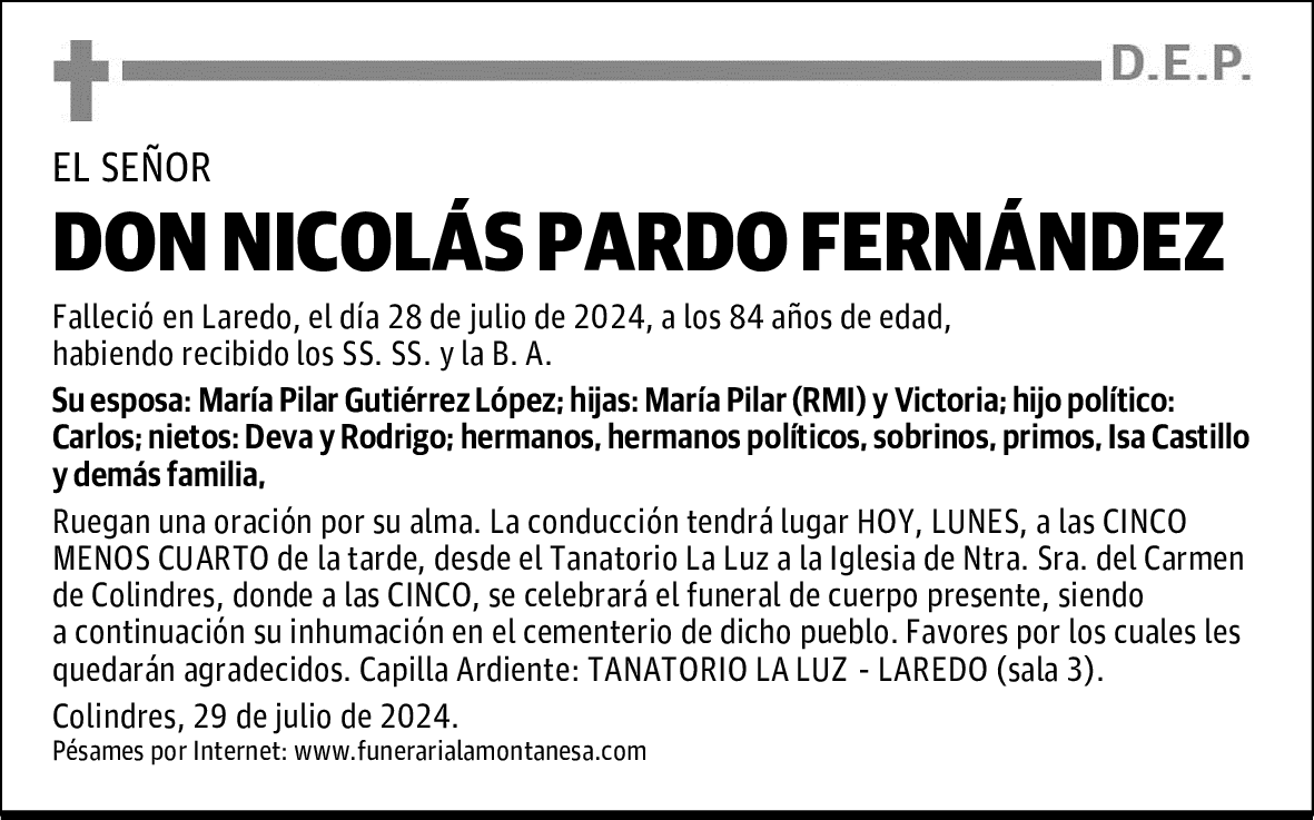 DON NICOLÁS PARDO FERNÁNDEZ