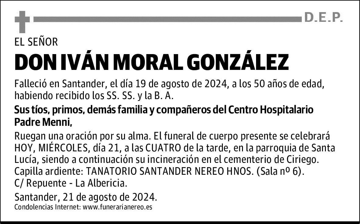 DON IVÁN MORAL GONZÁLEZ