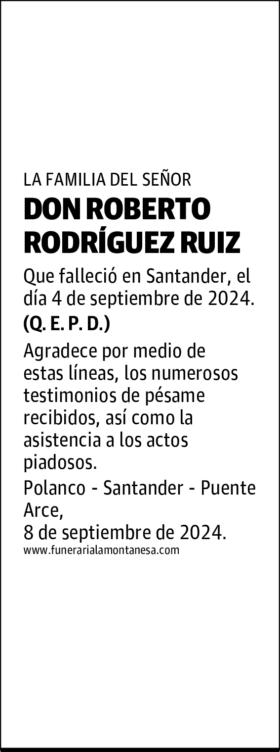 DON ROBERTO RODRÍGUEZ RUIZ