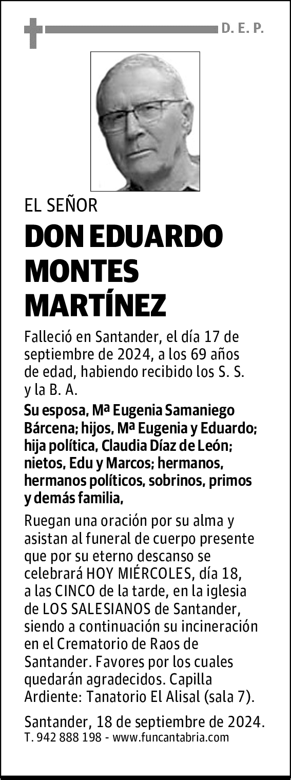 DON EDUARDO MONTES MARTÍNEZ