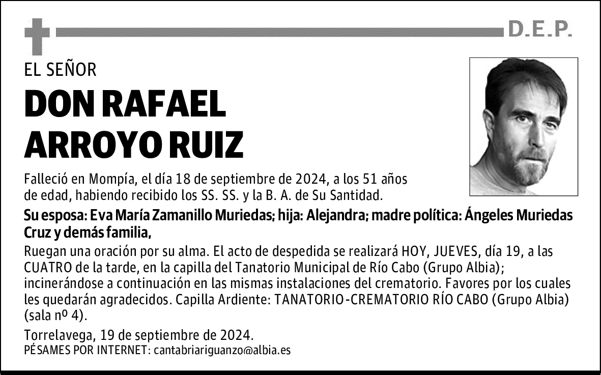 DON RAFAEL ARROYO RUIZ