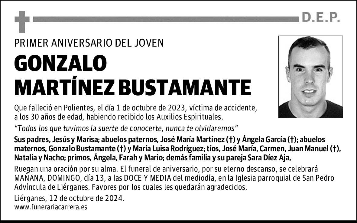 GONZALO MARTÍNEZ BUSTAMANTE