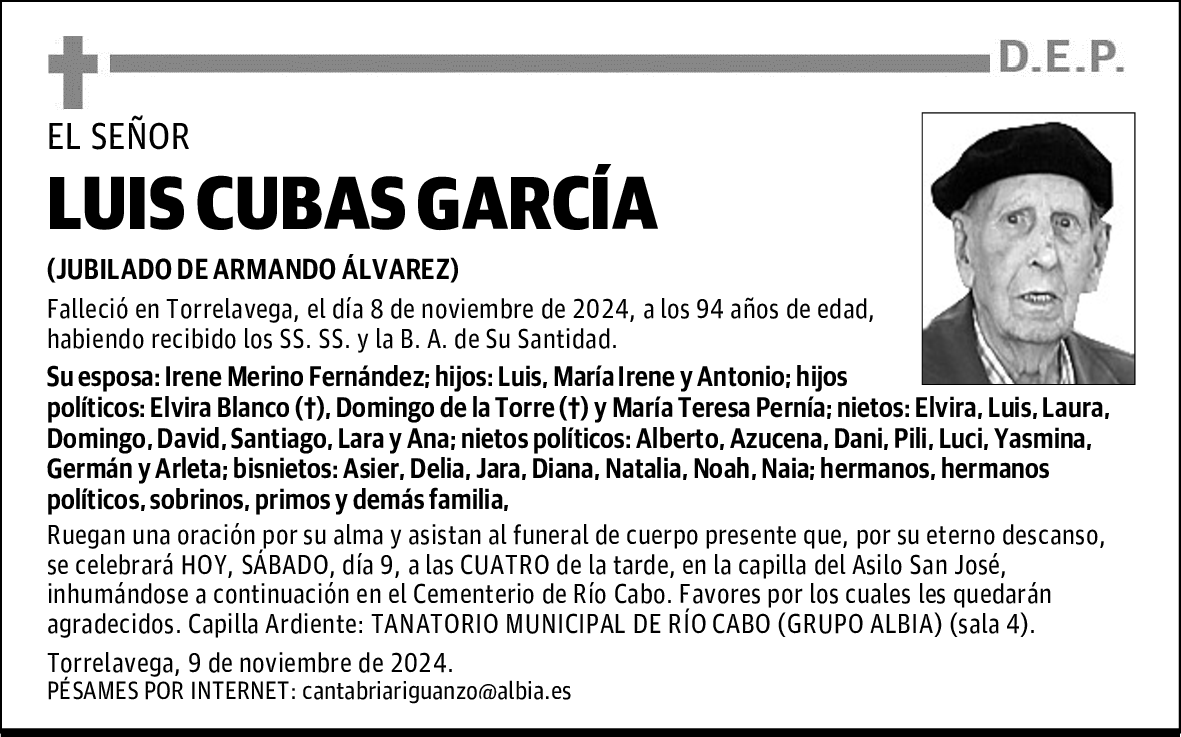 LUIS CUBAS GARCÍA