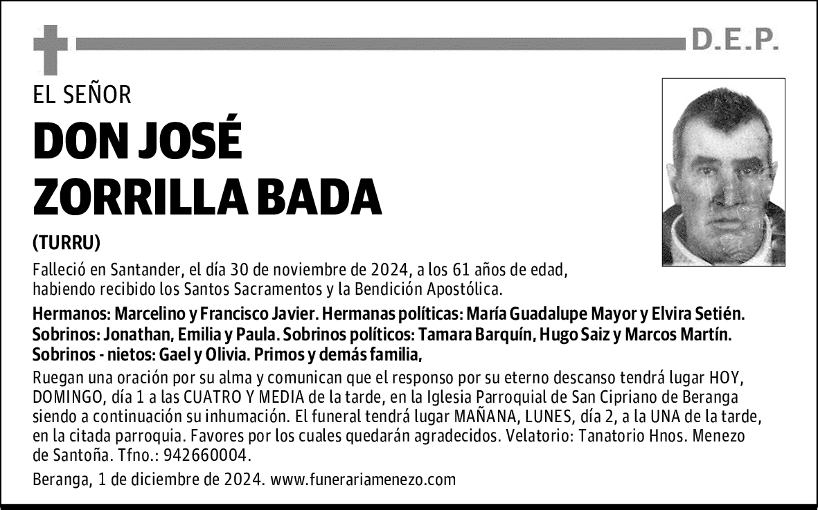 DON JOSÉ ZORRILLA BADA