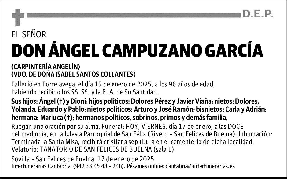 DON ÁNGEL CAMPUZANO GARCÍA