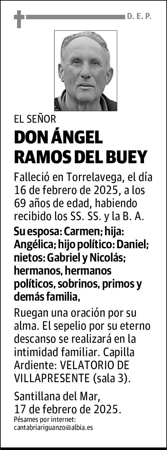 DON ÁNGEL RAMOS DEL BUEY