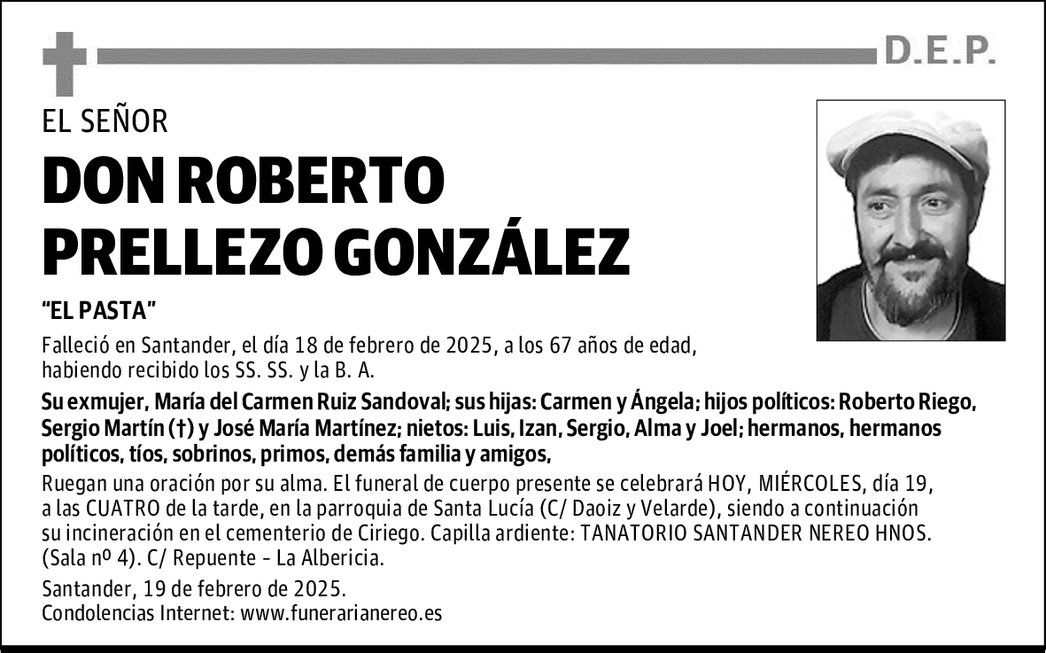 DON ROBERTO PRELLEZO GONZÁLEZ