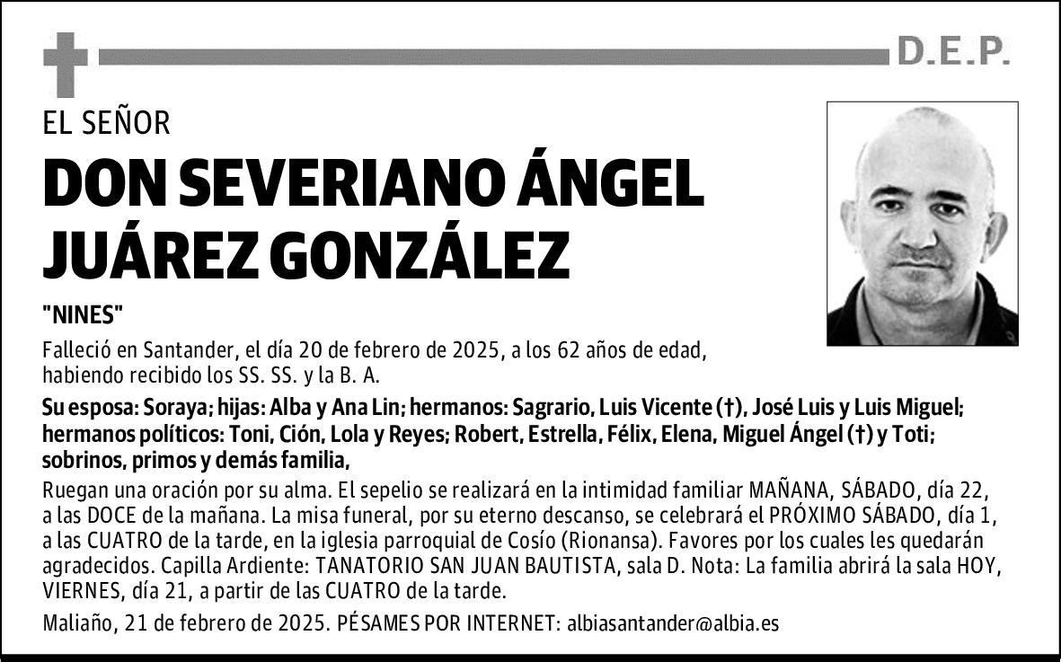 DON SEVERIANO ÁNGEL JUÁREZ GONZÁLEZ