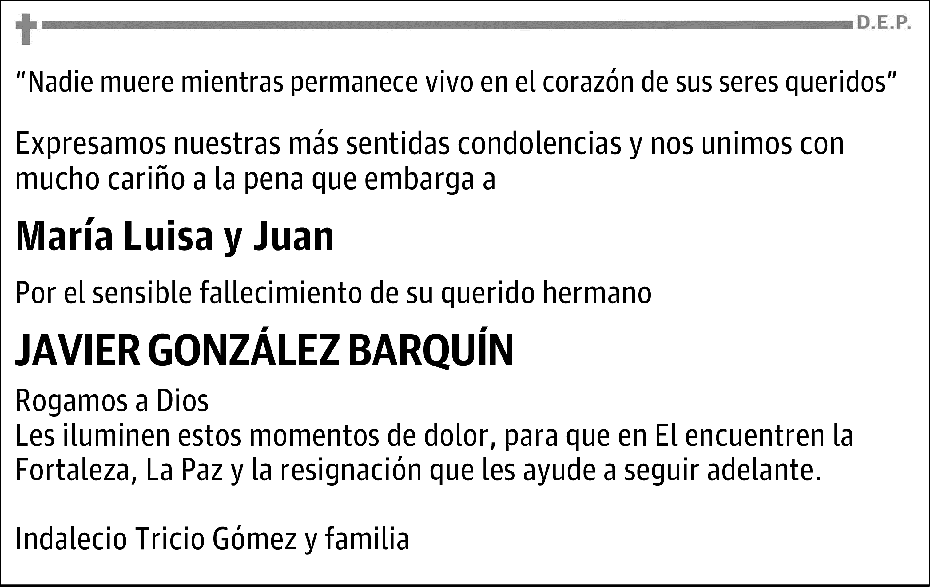 JAVIER GONZÁLEZ BARQUÍN