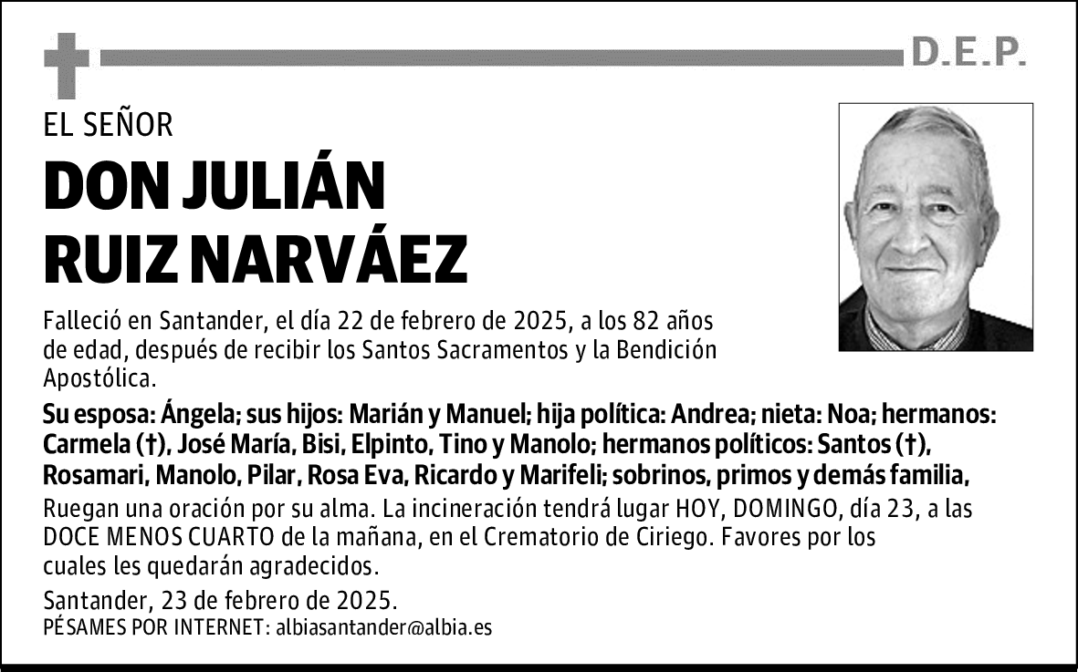 DON JULIÁN RUIZ NARVÁEZ