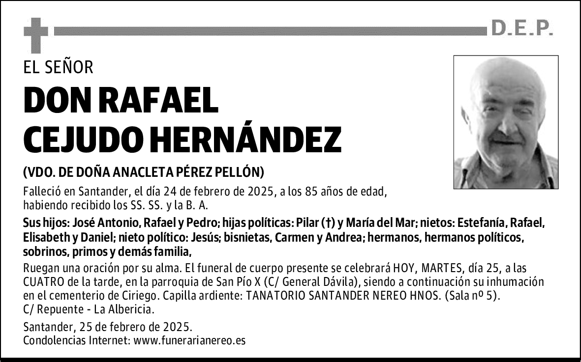 DON RAFAEL CEJUDO HERNÁNDEZ
