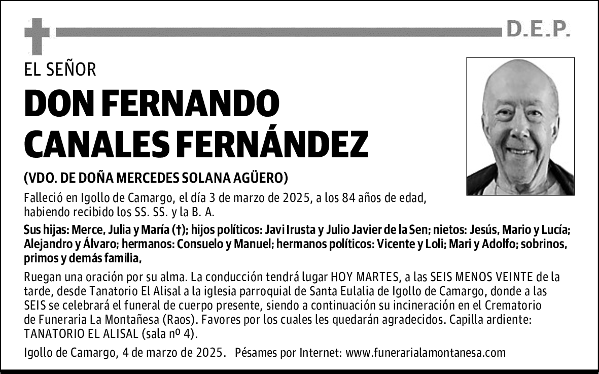 DON FERNANDO CANALES FERNÁNDEZ