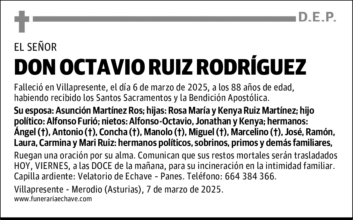 DON OCTAVIO RUIZ RODRÍGUEZ
