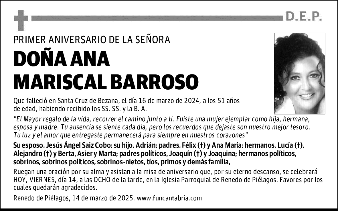 DOÑA ANA MARISCAL BARROSO