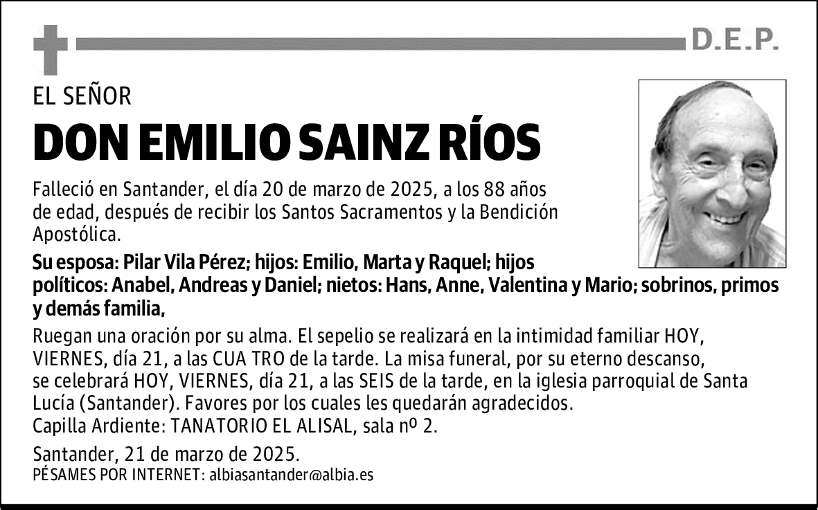 DON EMILIO SAINZ RÍOS