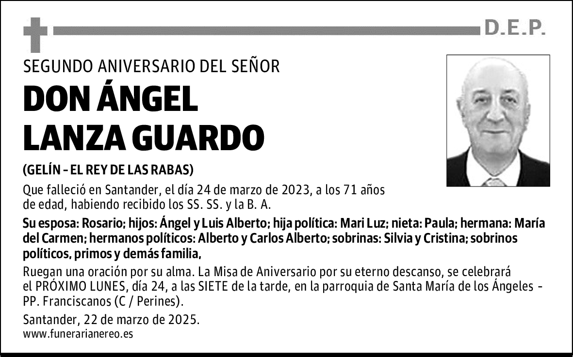 DON ÁNGEL LANZA GUARDO