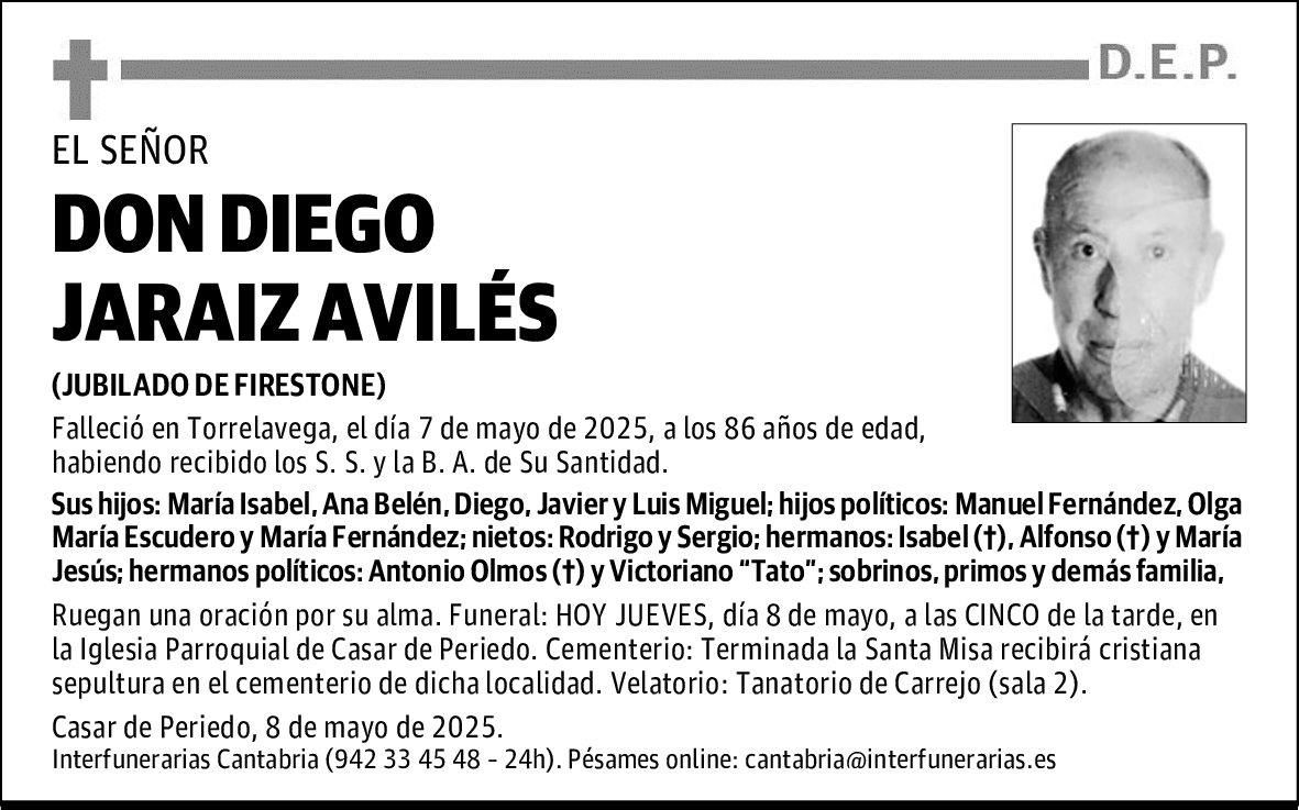 DON DIEGO JARAIZ AVILÉS
