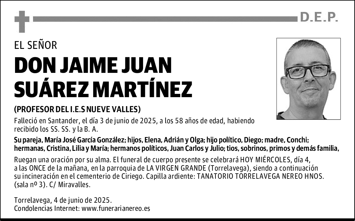 DON JAIME JUAN SUÁREZ MARTÍNEZ