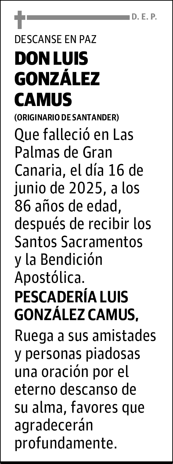 DON LUIS GONZÁLEZ CAMUS