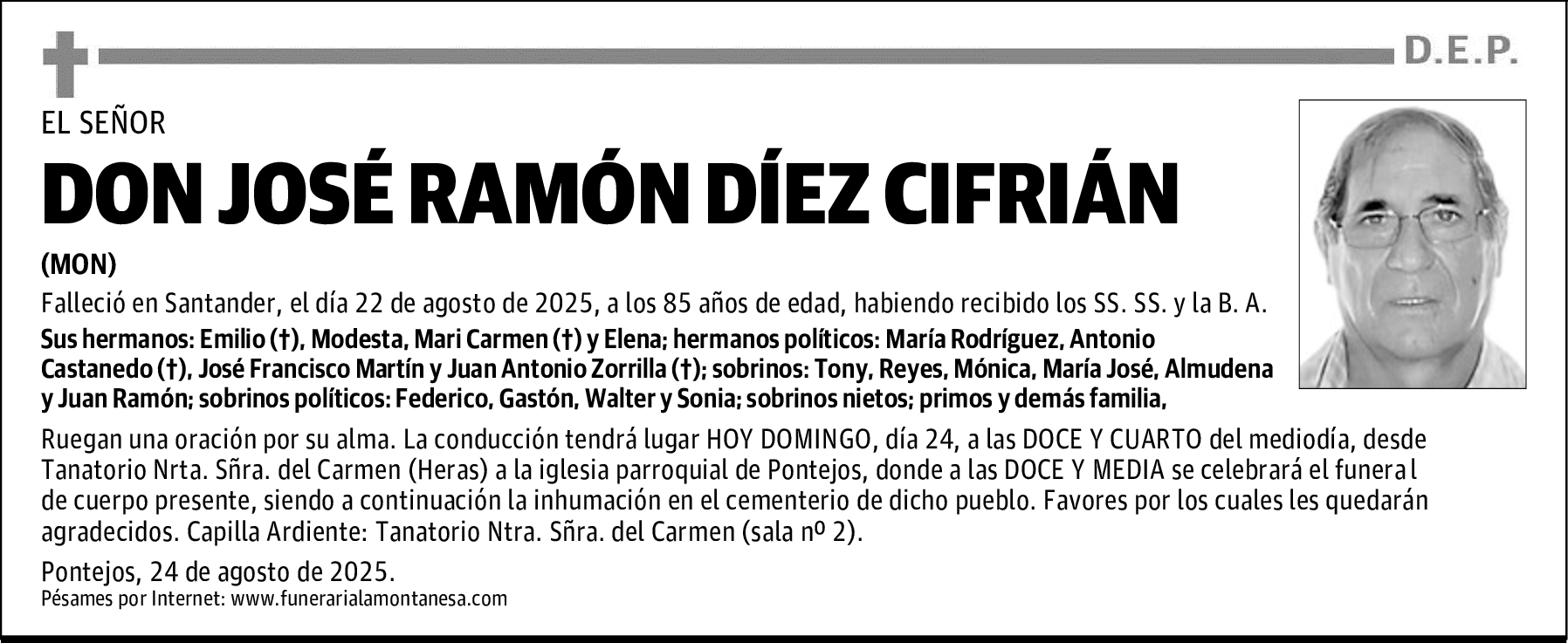 DON JOSÉ RAMÓN DÍEZ CIFRIÁN