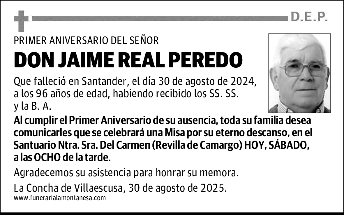 DON JAIME REAL PEREDO