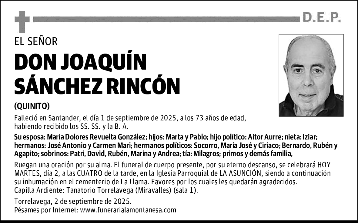DON JOAQUÍN SÁNCHEZ RINCÓN