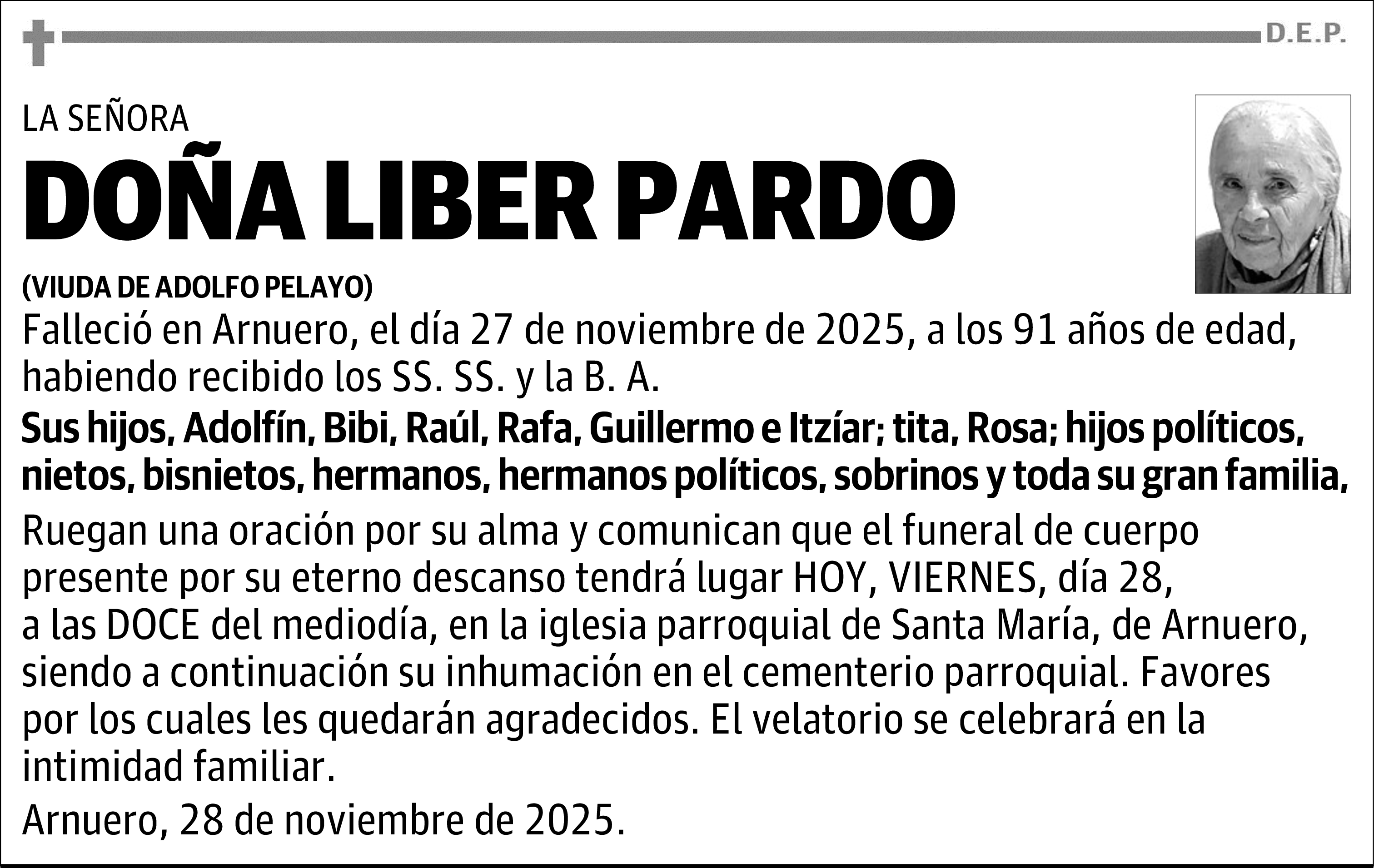 DOÑA LIBER PARDO