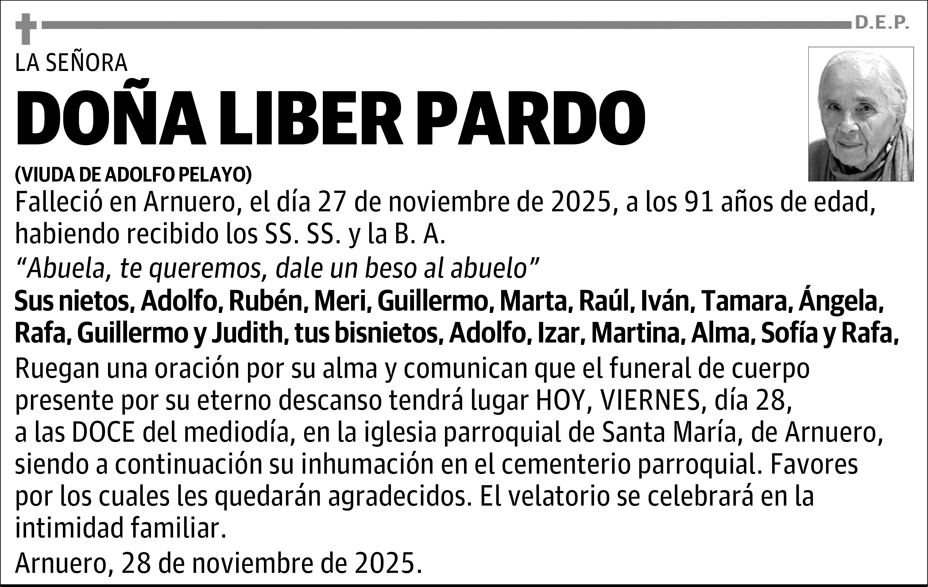 DOÑA LIBER PARDO