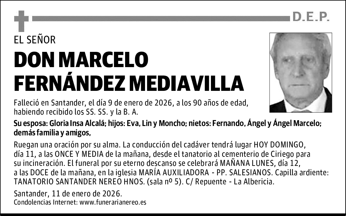 DON MARCELO FERNÁNDEZ MEDIAVILLA