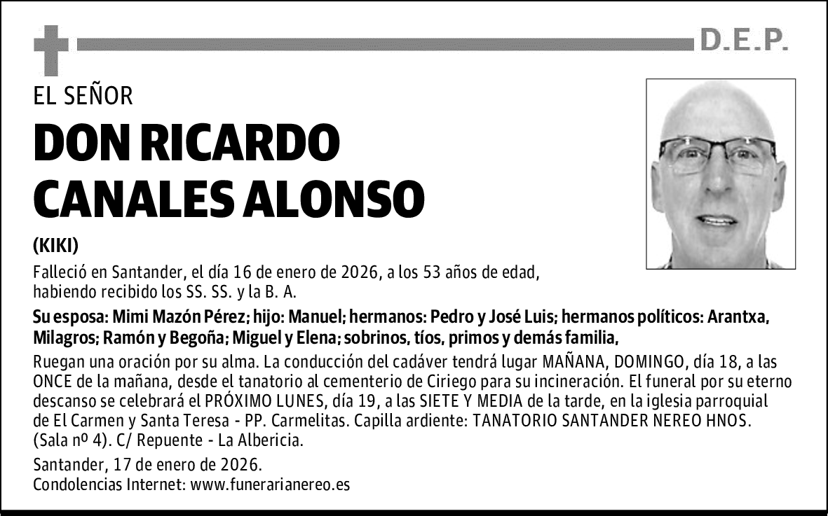 DON RICARDO CANALES ALONSO