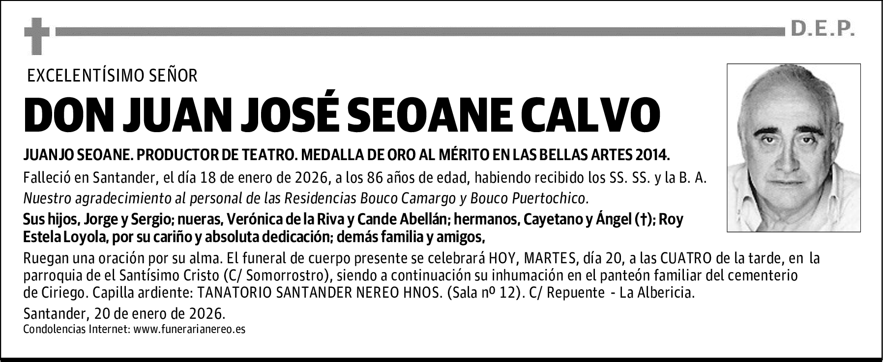 DON JUAN JOSÉ SEOANE CALVO