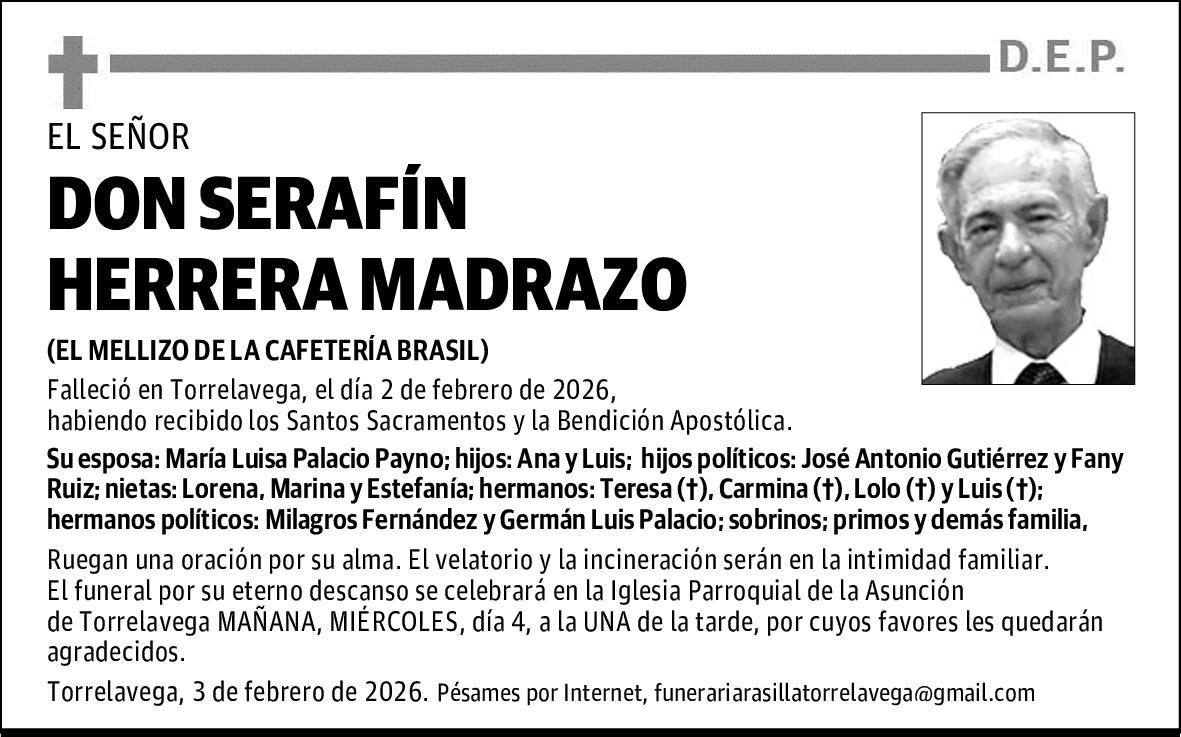 DON SERAFÍN HERRERA MADRAZO