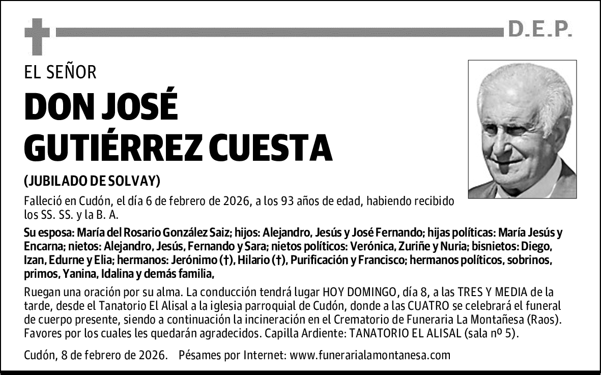 DON JOSÉ GUTIÉRREZ CUESTA