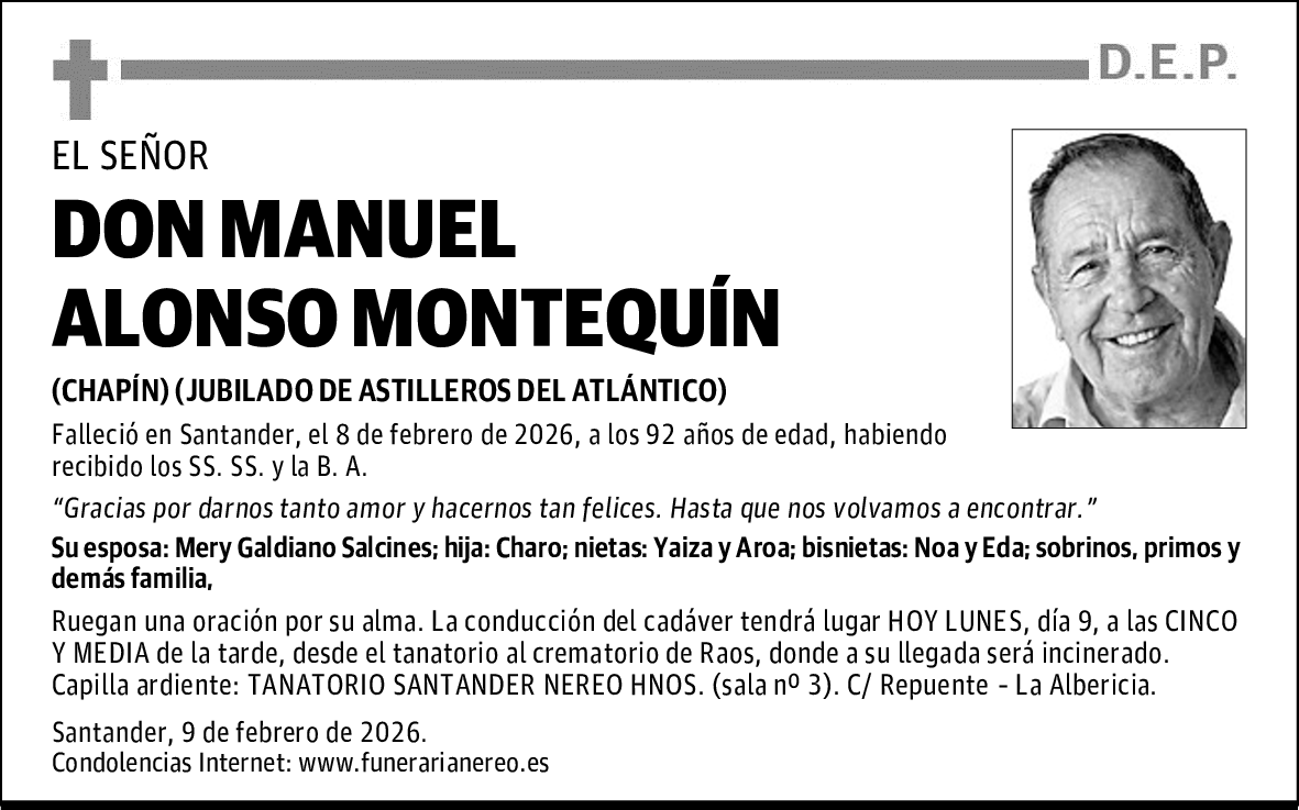 DON MANUEL ALONSO MONTEQUÍN