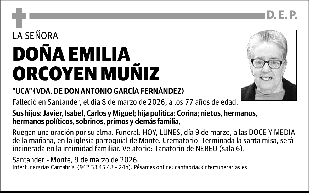 Emilia Orcoyen Muñiz
