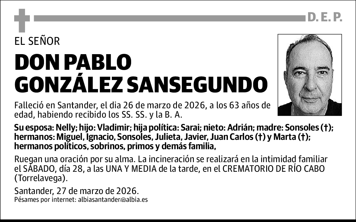 Pablo González Sansegundo