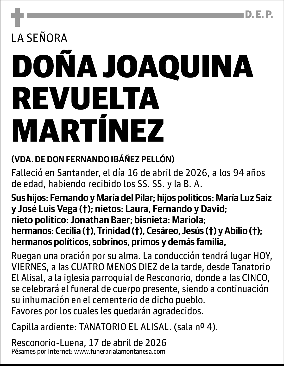 Joaquina Revuelta Martínez