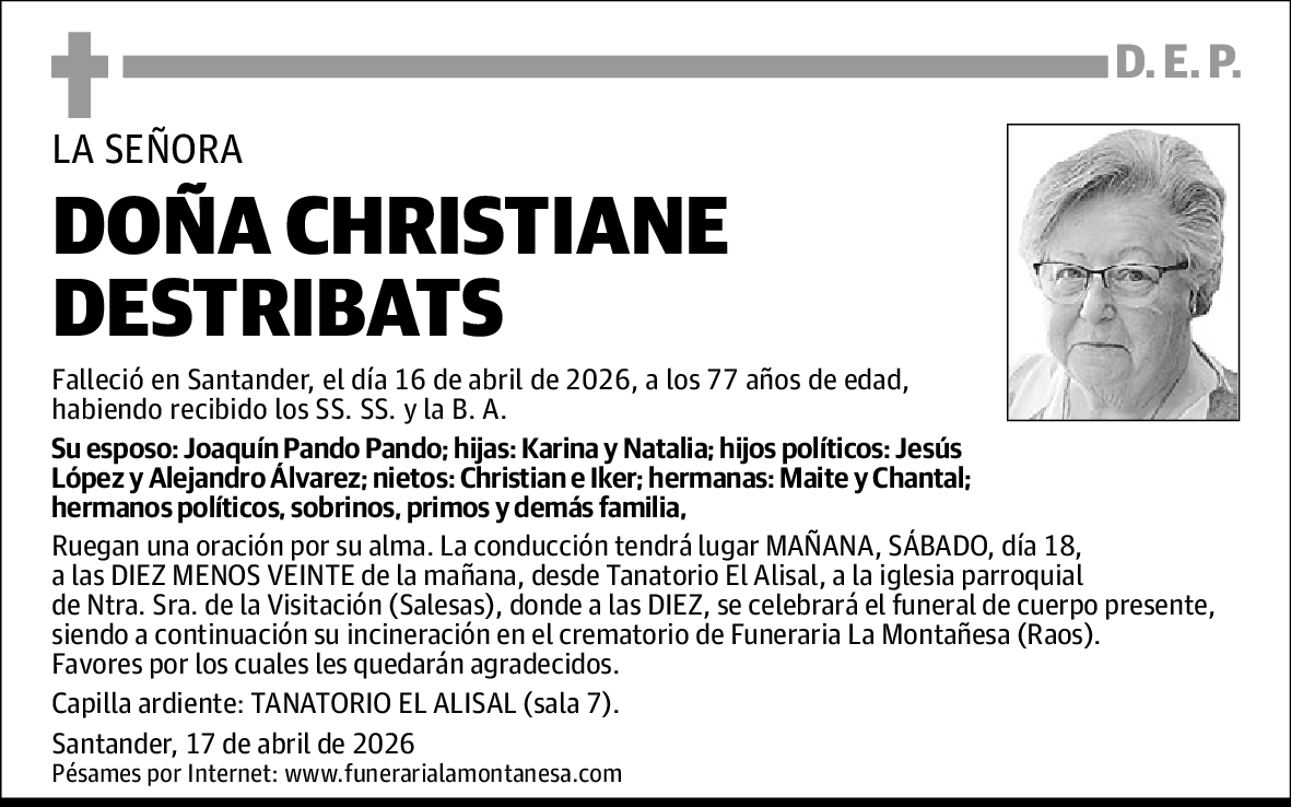Christiane Destribats