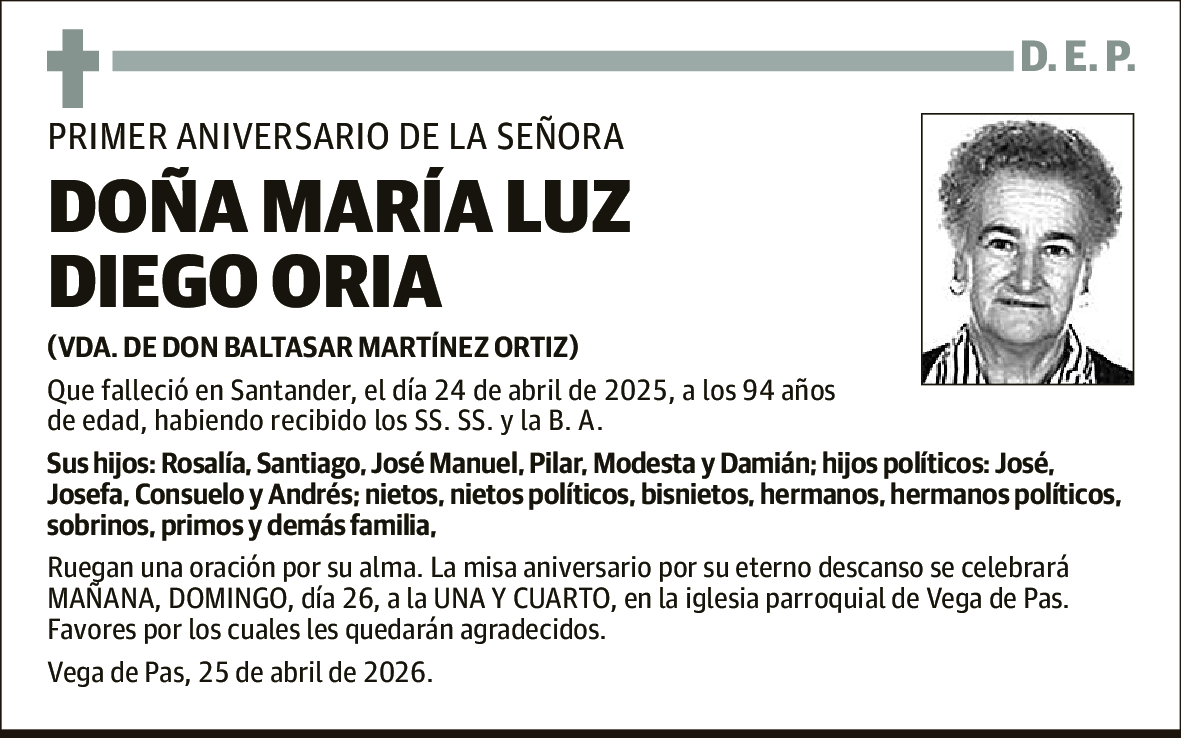 María Luz Diego Oria