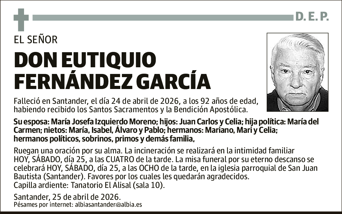 Eutiquio Fernández García