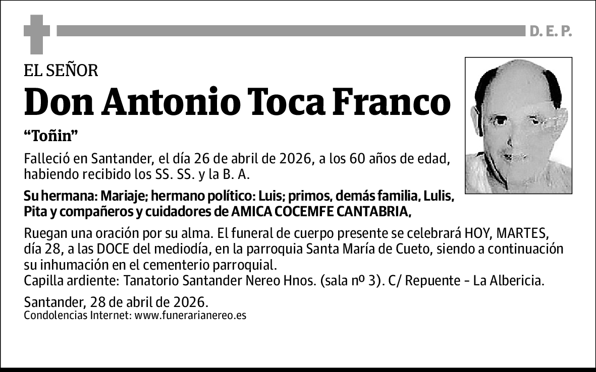 Antonio Toca Franco