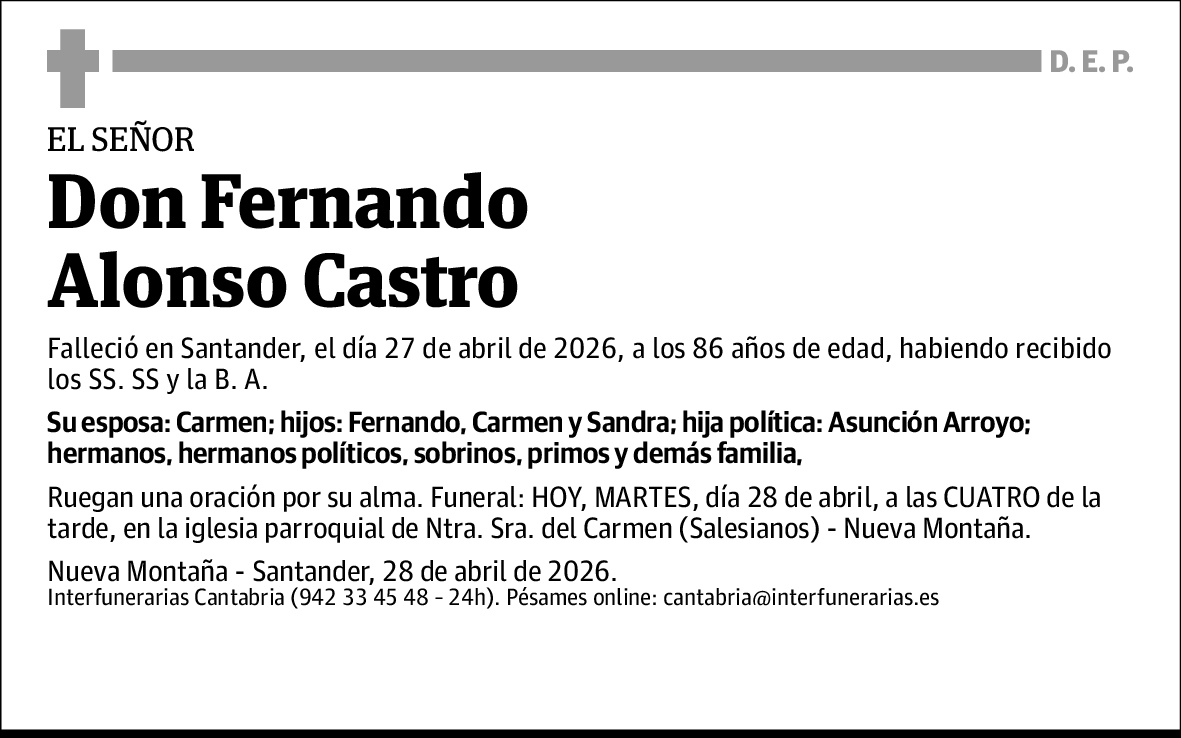 Fernando Alonso Castro