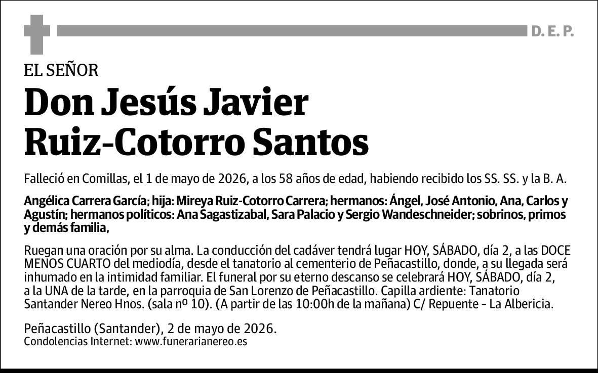 Jesús Javier Ruiz-cotorro Santos