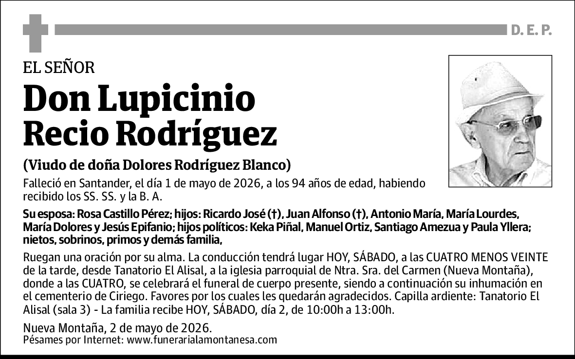 Lupicinio Recio Rodríguez