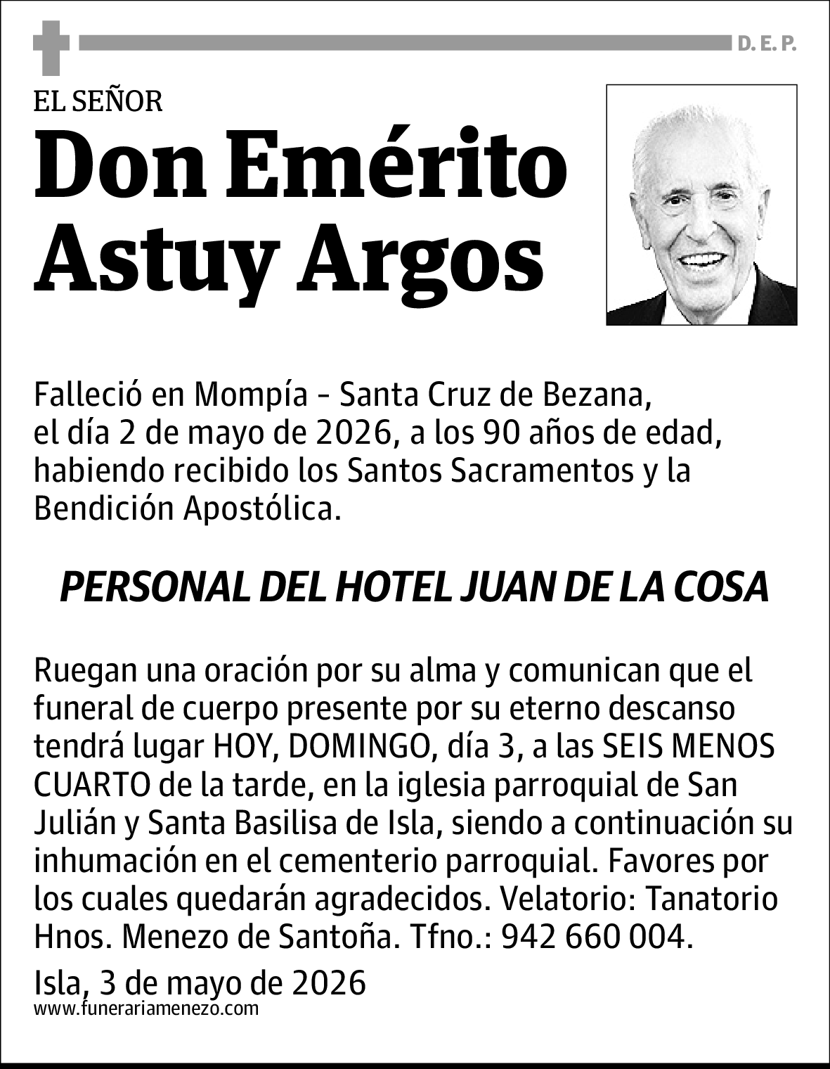 Emérito Hotel Juan de la Cosa Astuy Argos