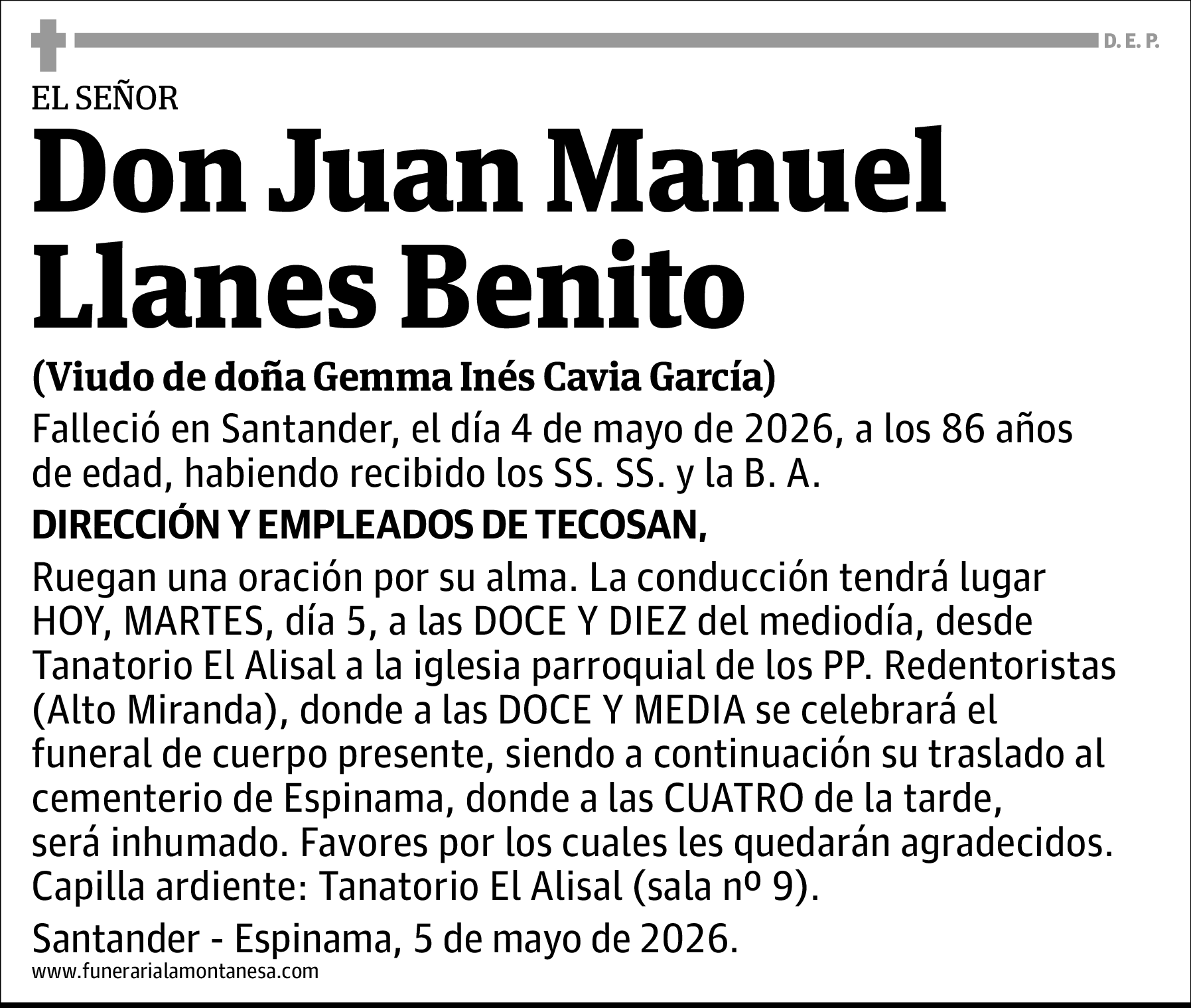 Juan Manuel Llanes Benito